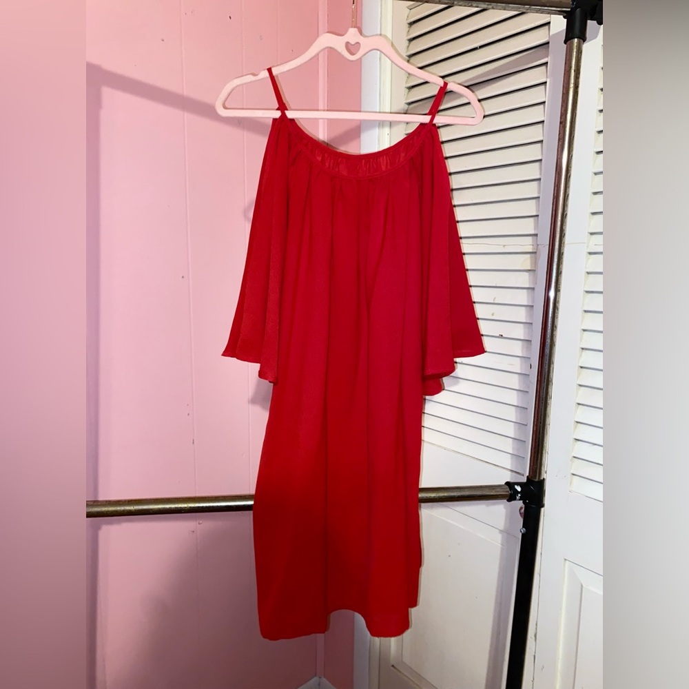 SHEIN Vibrant Red Dress